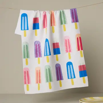 Geometry Summer Print Tea Towels