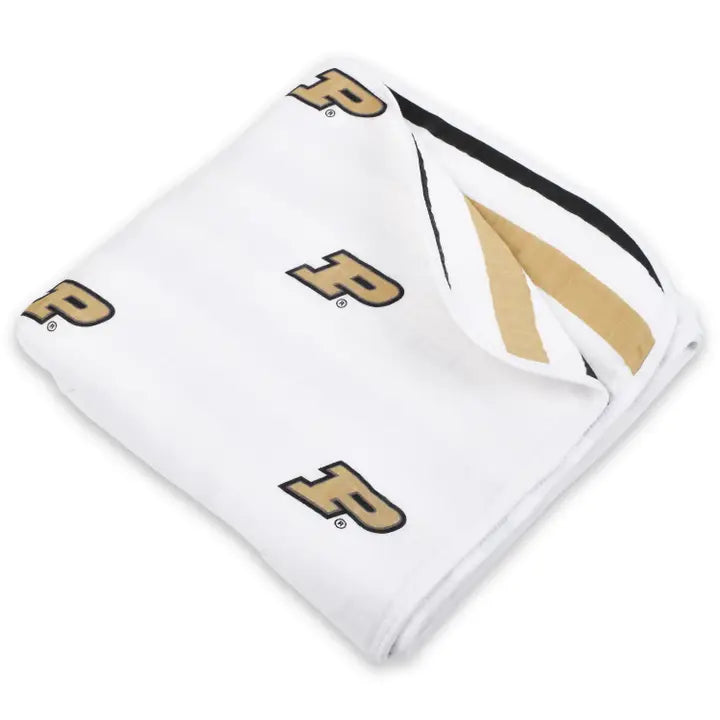 Purdue Infant Four Layer Muslin Blanket