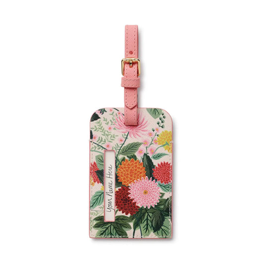 Rifle Paper Co Dahlia Luggage Tag