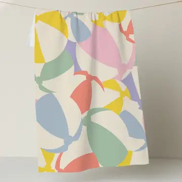 Geometry Summer Print Tea Towels