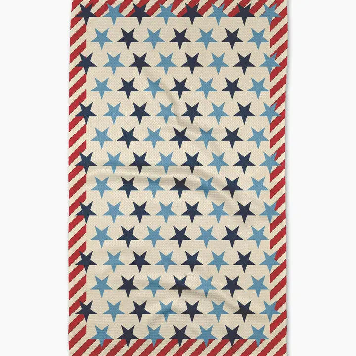 Geometry Summer Print Tea Towels