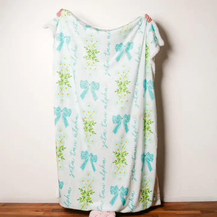 Sorority Plush Sherpa Blanket