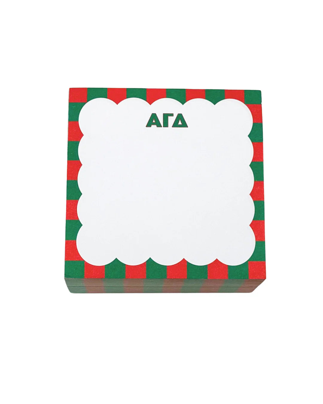 Sorority Scallop Note Cube