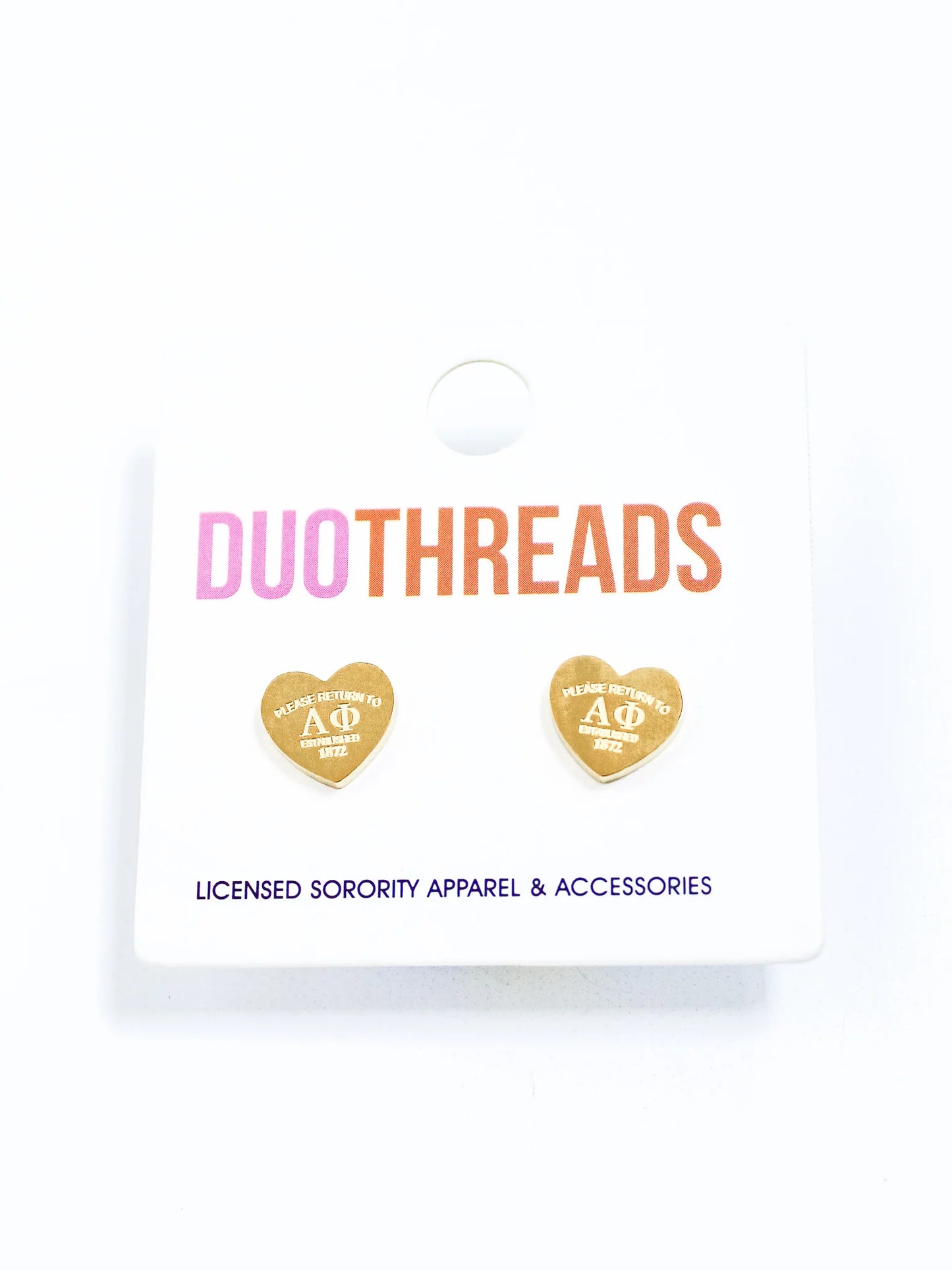 Sorority Heart Earrings