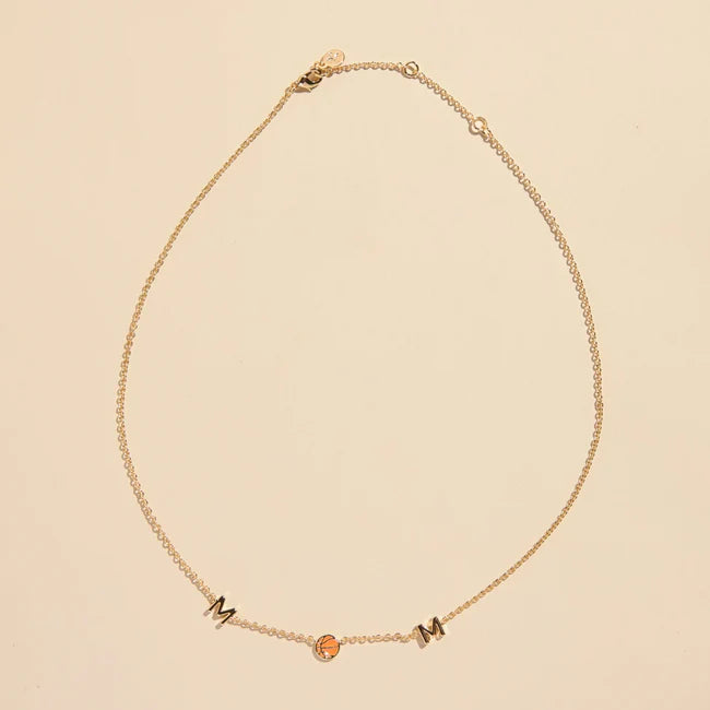 Nickel & Suede Sports Mom Necklaces