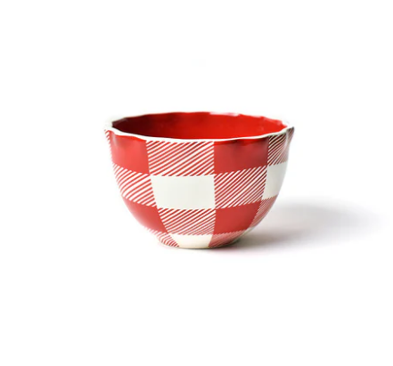 BUFFALO RUFFLE BOWL RED-SMALL