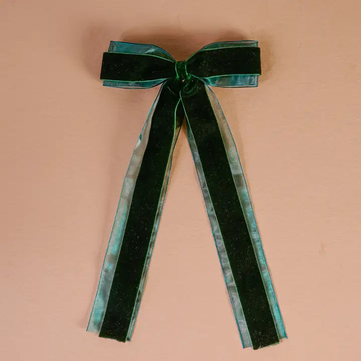 The Darling Effect Velvet Luxe Layered Hair Bow