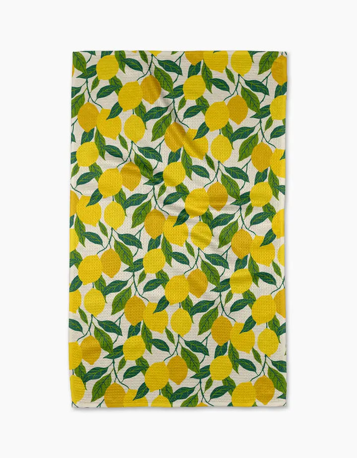 Geometry Summer Print Tea Towels