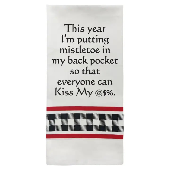 Wild Hare Designs Christmas Tea Towel