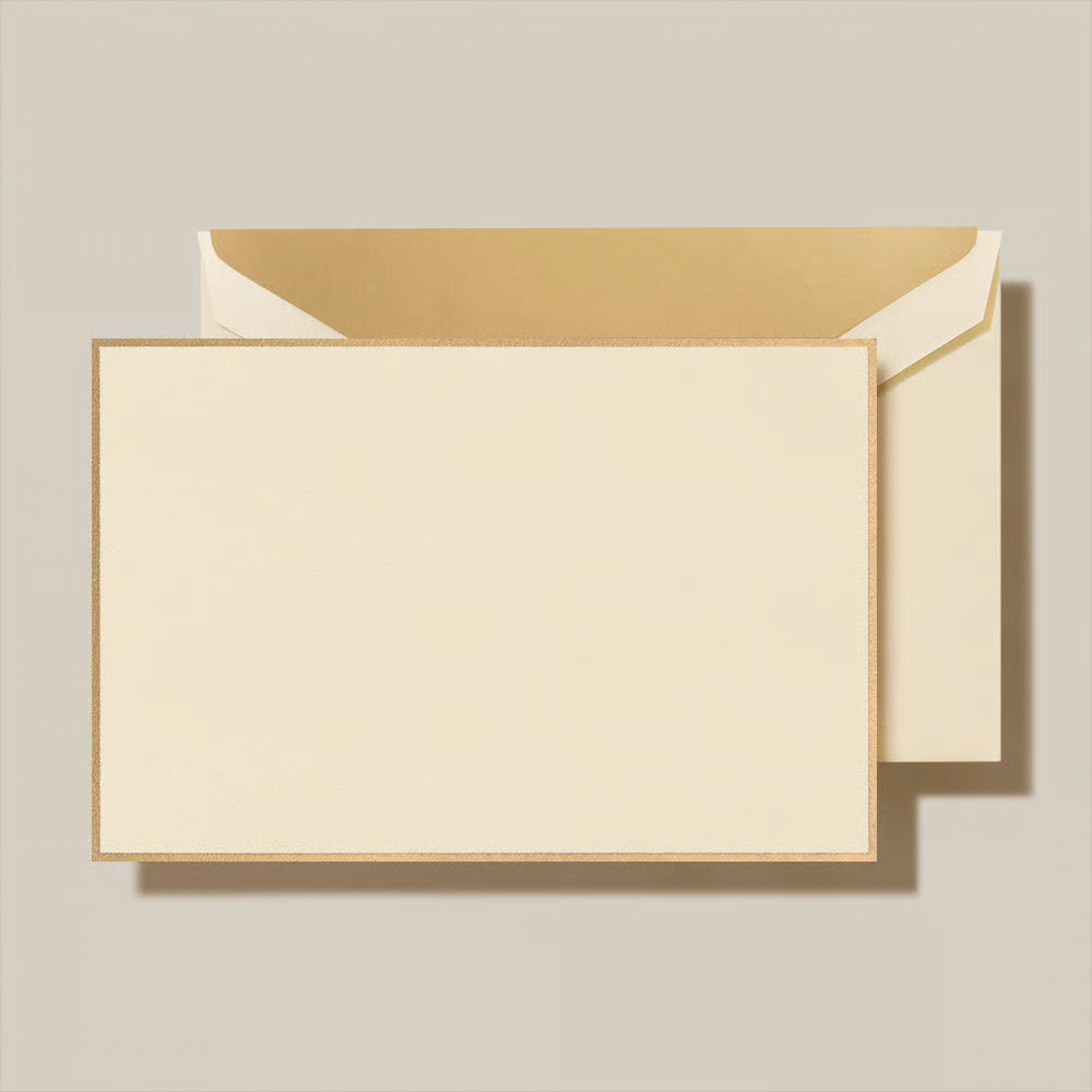 Crane Bordered Note Cards