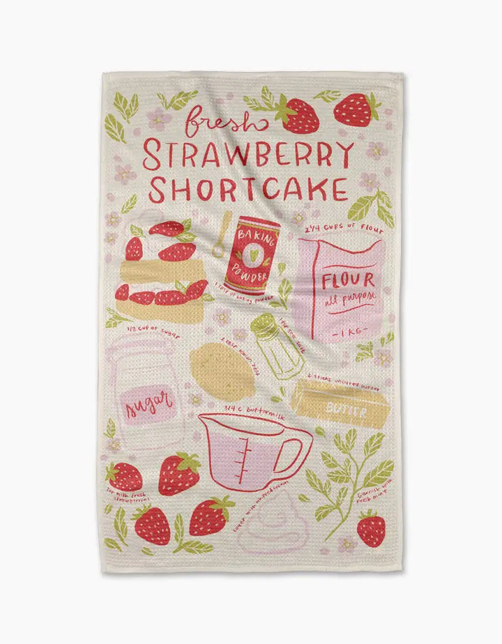 Geometry Summer Print Tea Towels