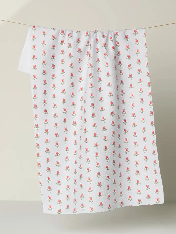 Geometry Spring Print Tea Towels