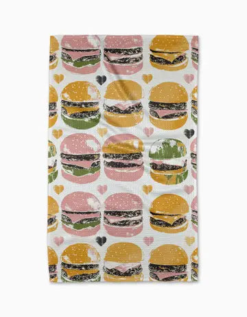 Geometry Summer Print Tea Towels