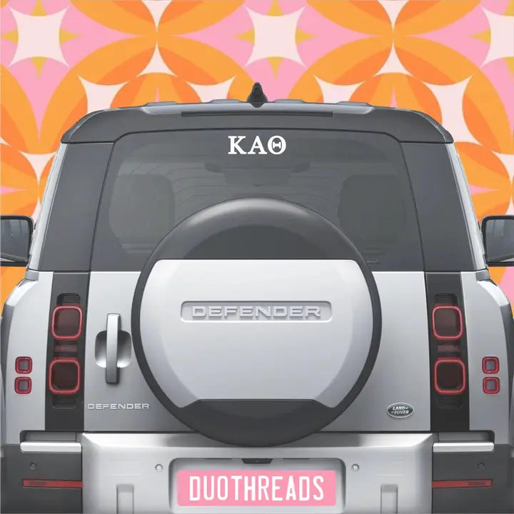 Sorority Car Decals