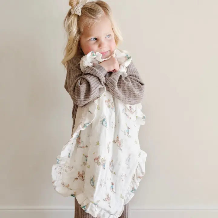 Saranoni Peter Rabbit™ Bamboo Rayon Muslin/Lush Mini Blankets