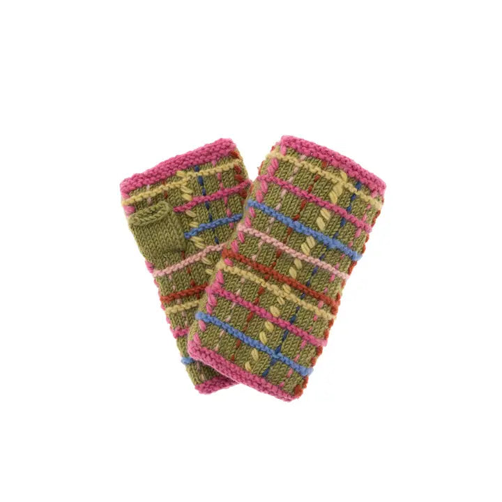 French Knot Mittens & Hand Warmers