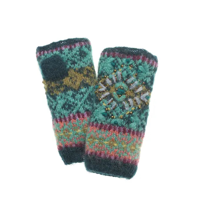 French Knot Mittens, Gloves & Warmers