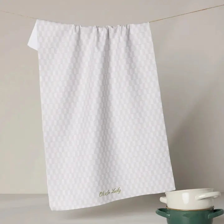 Geometry Spring Print Tea Towels