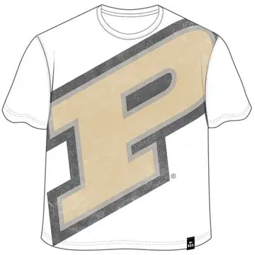 Gameday Social Purdue Lawson Logo Oversized Tee
