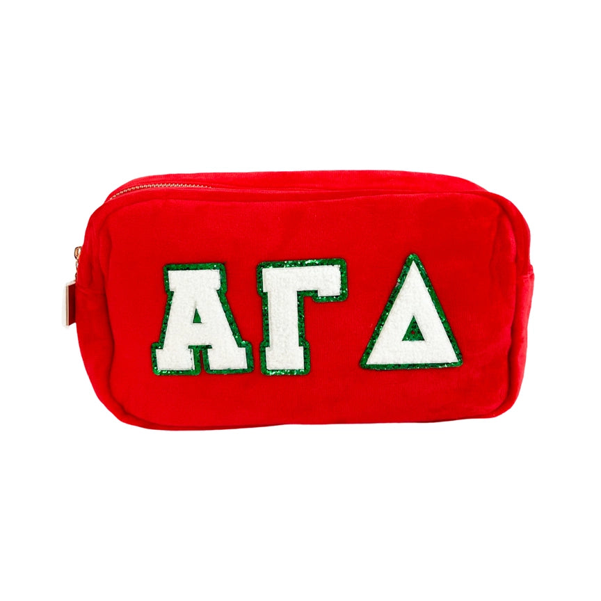 Chenille Cosmetic Pouch