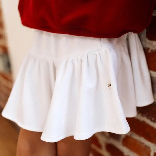Minimalist Folk Mini Skirt