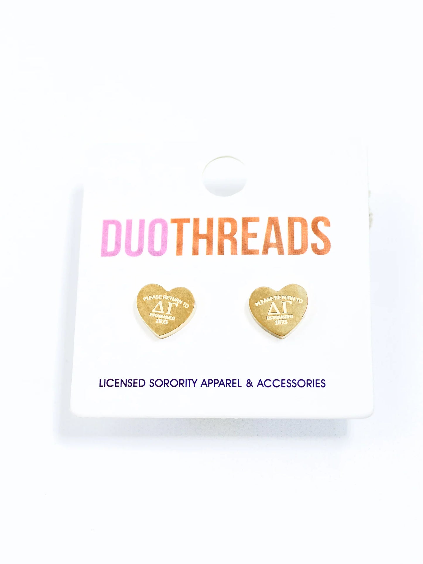 Sorority Heart Earrings