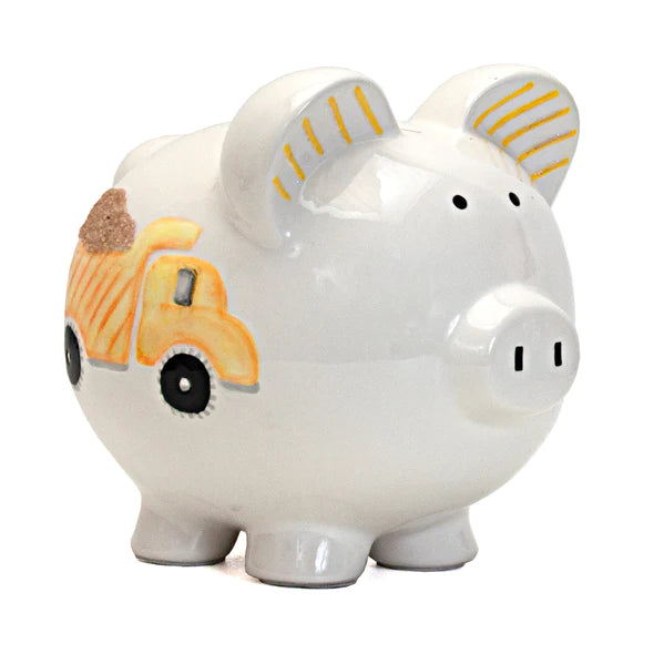 Digger Dump Truck Piggy Bank