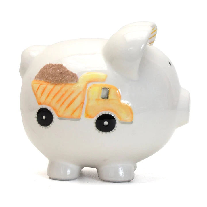 Digger Dump Truck Piggy Bank