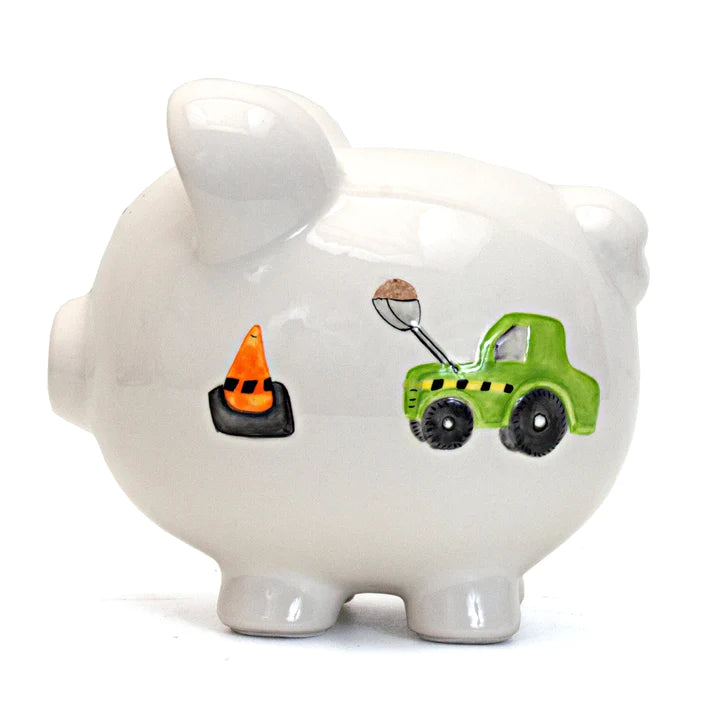 Digger Dump Truck Piggy Bank