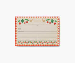 Rifle Paper Co Recipe Cards