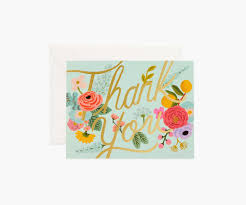 Rifle Paper Co Thank You Cards