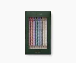 Rifle Paper Co Delphine Gel Pen Set