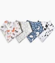 Copper Pearl Bandana Bibs