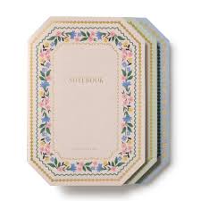 Rifle Paper Co Set of 3 Gemma Notebooks