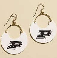Nickel & Suede Leather Earrings