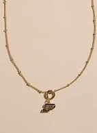 Nickel & Suede Purdue University Charm Necklace