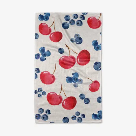 Geometry Summer Print Tea Towels