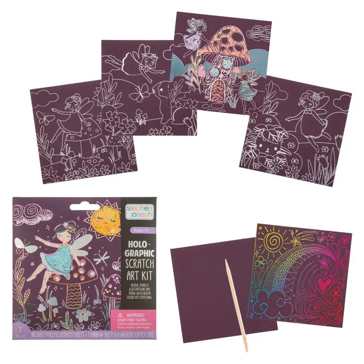 Stephen Joseph Holographic Scratch Art Kit