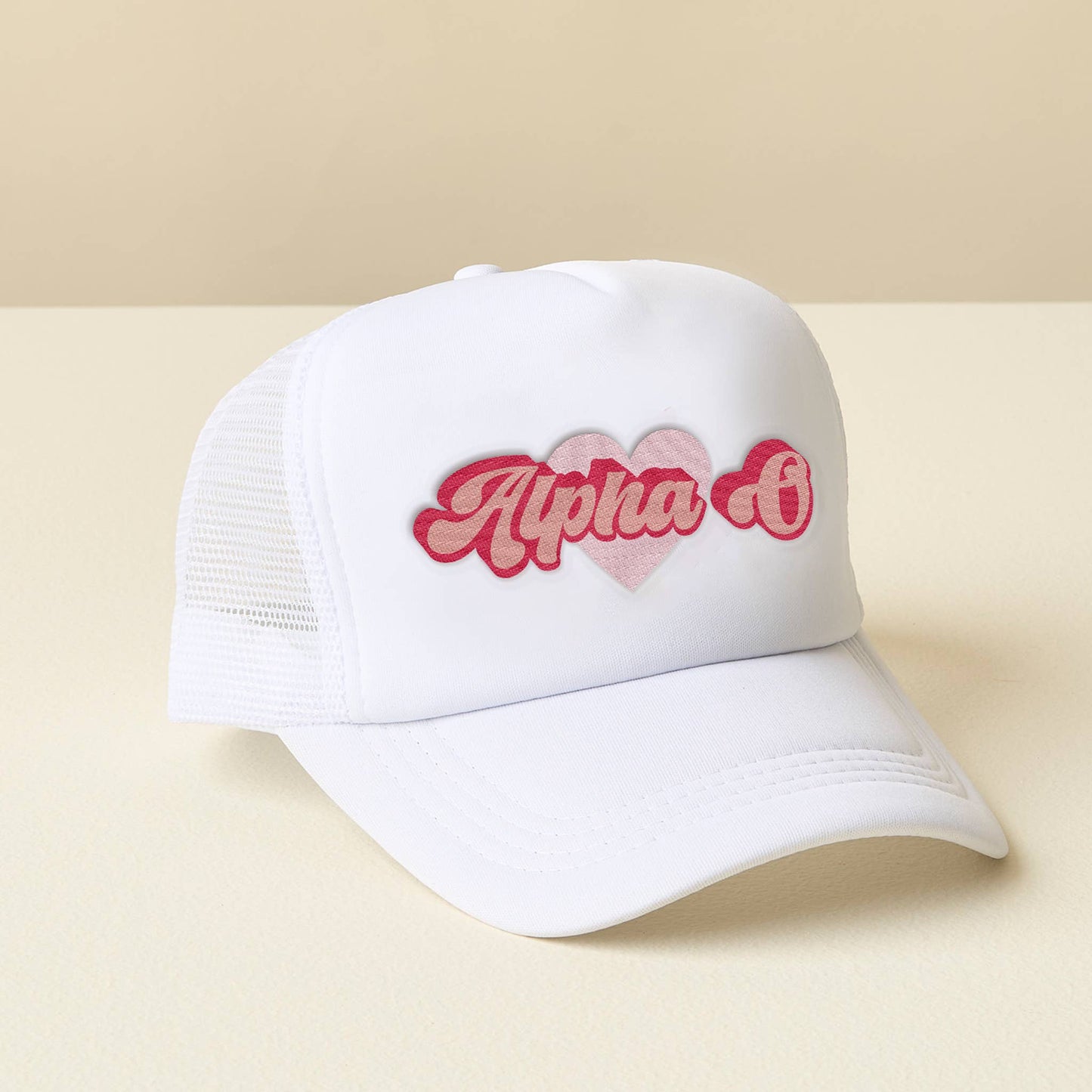 Sorority White Trucker Hat