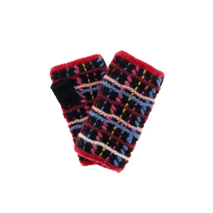 French Knot Mittens & Hand Warmers