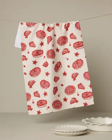 Geometry Summer Print Tea Towels