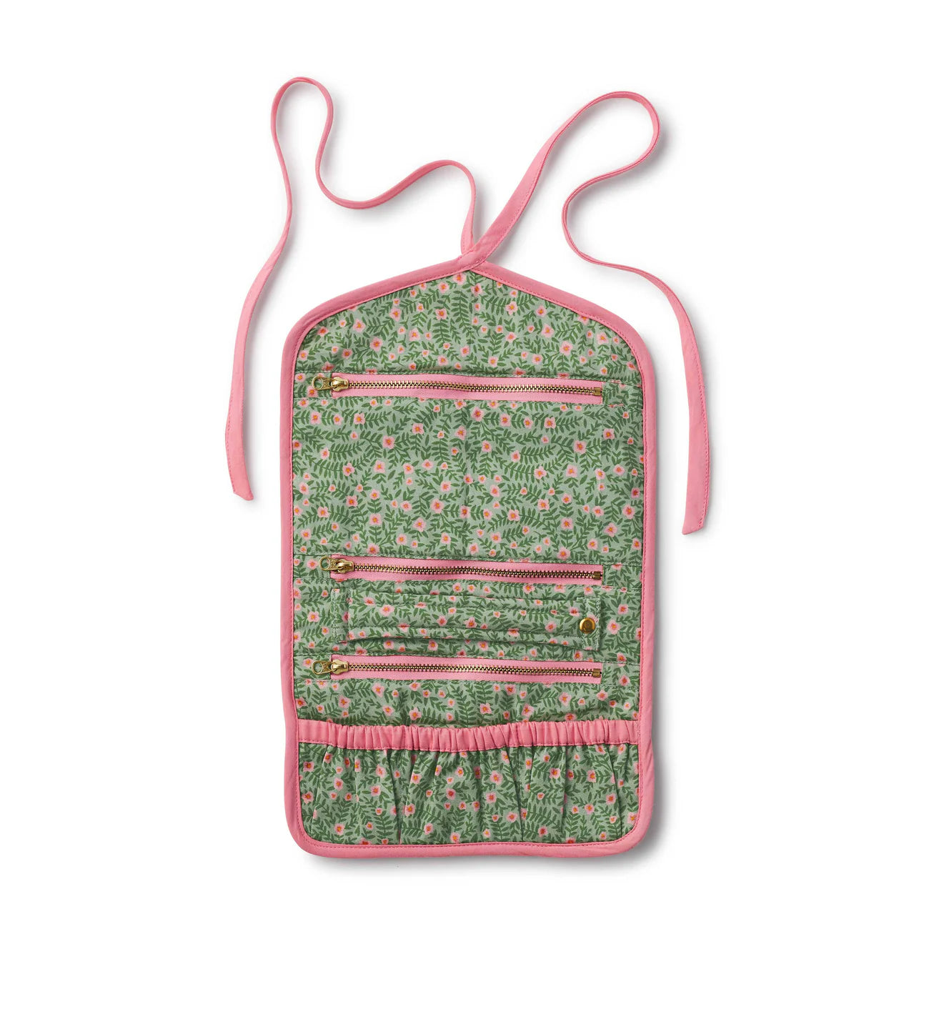 Rifle Paper Co Dahlia Quilted Jewelry Roll