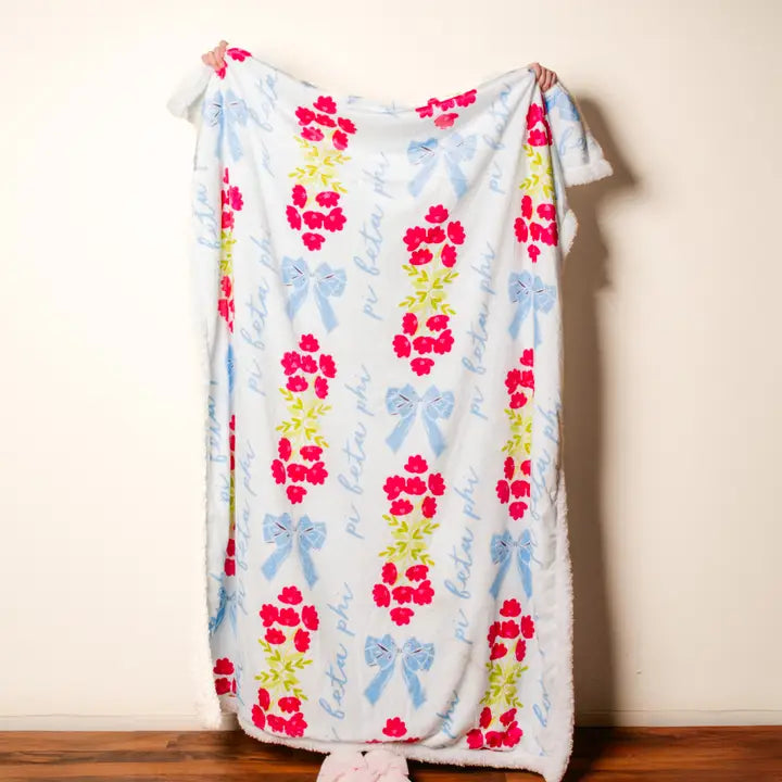 Sorority Plush Sherpa Blanket