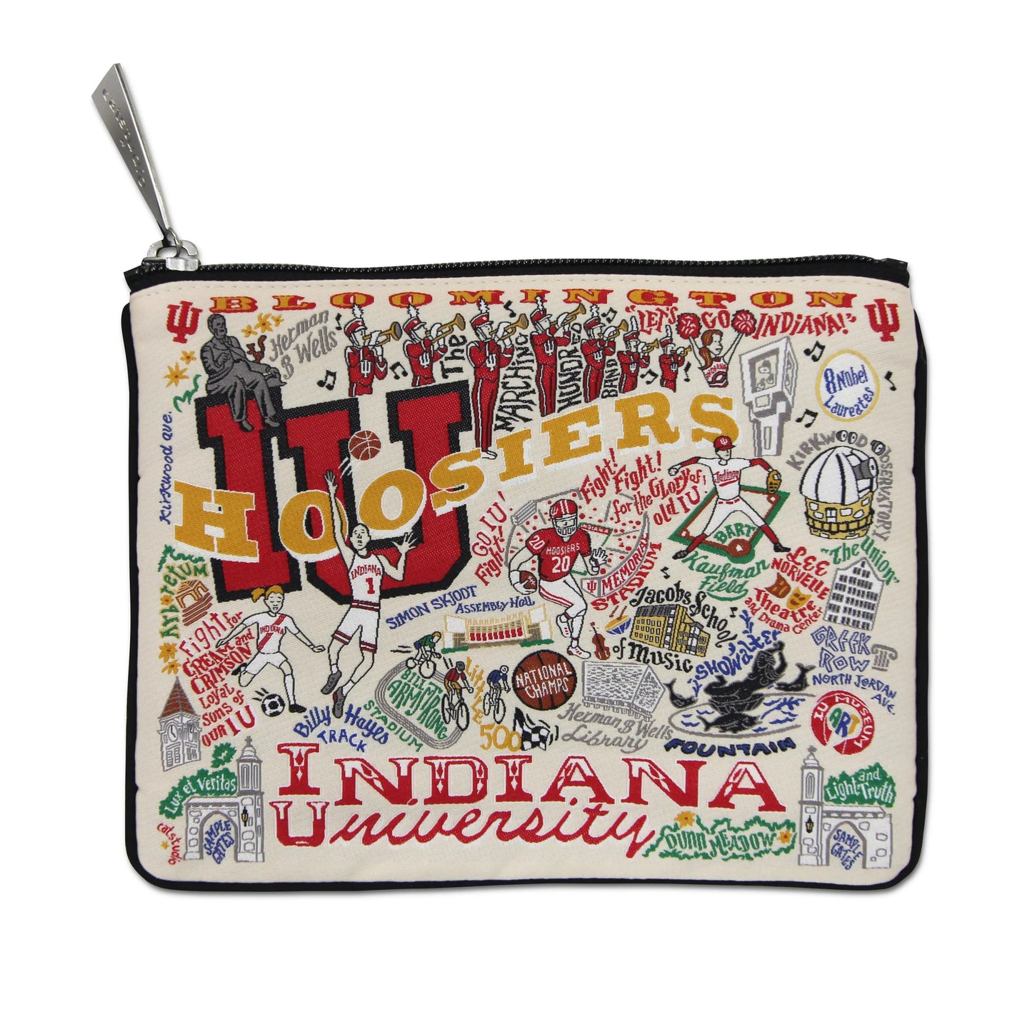 IU HOOSIER POUCH-6X7