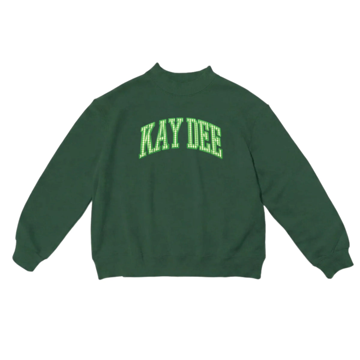 Sorority Mock Neck Crew Sweatshirt