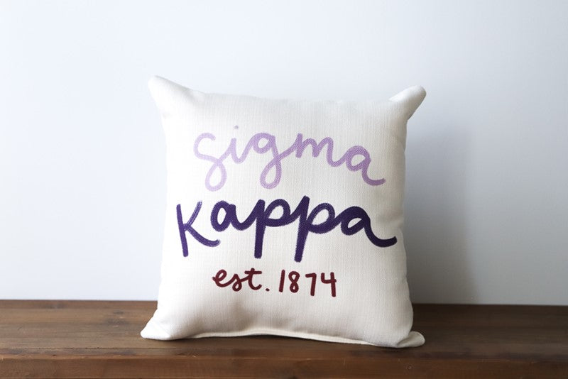 Sorority Pillows