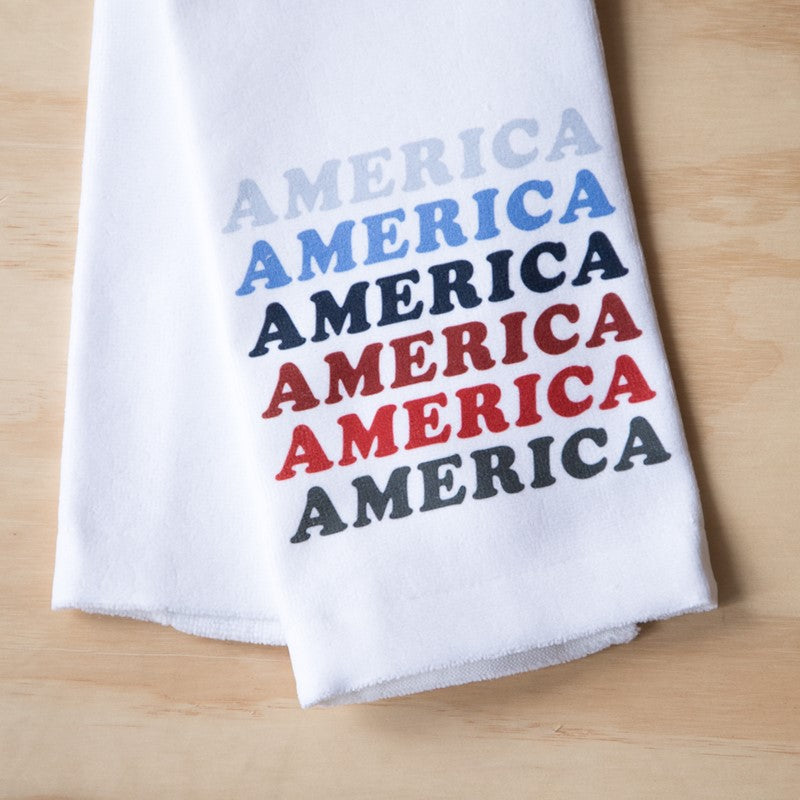 Little Birdie America Gradient Tea Towel