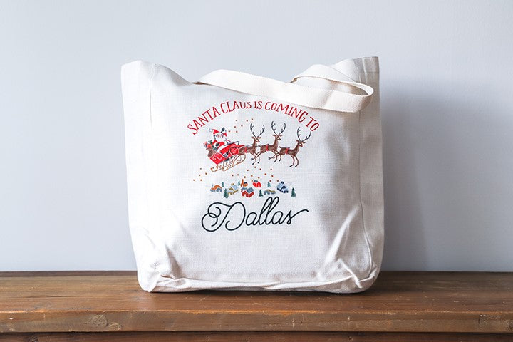 Santa Claus is Coming To Lafayette Tote Bag