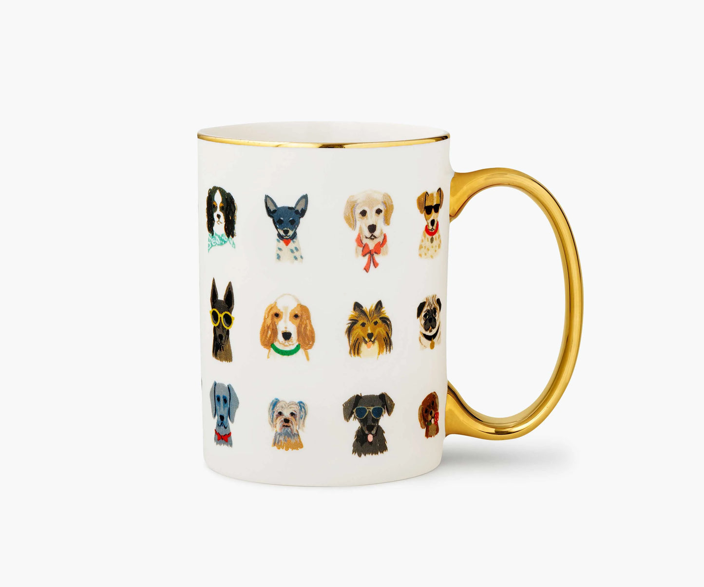 Rifle Paper Co Dogs Porcelain Mug