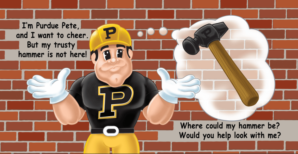 Purdue Pete Finds His Hammer Book